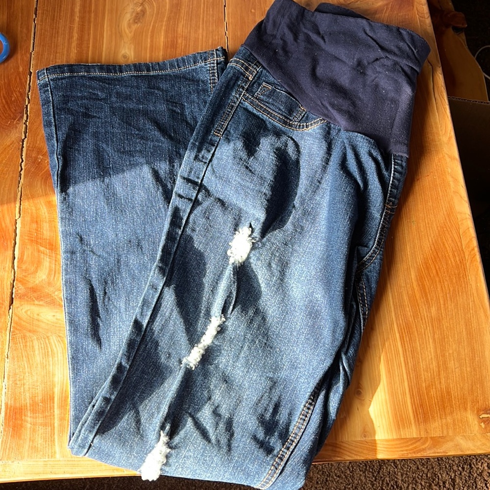 Size large maternity jeans by Hybrid and co.